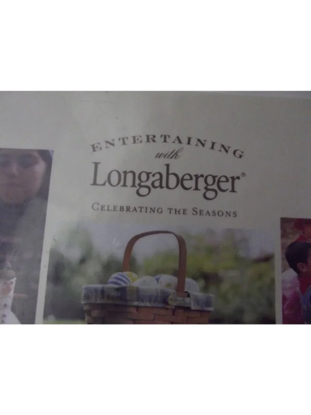 Entertaining With Longaberger 2003 Book hardcover SEALED Celebrating The Seasons